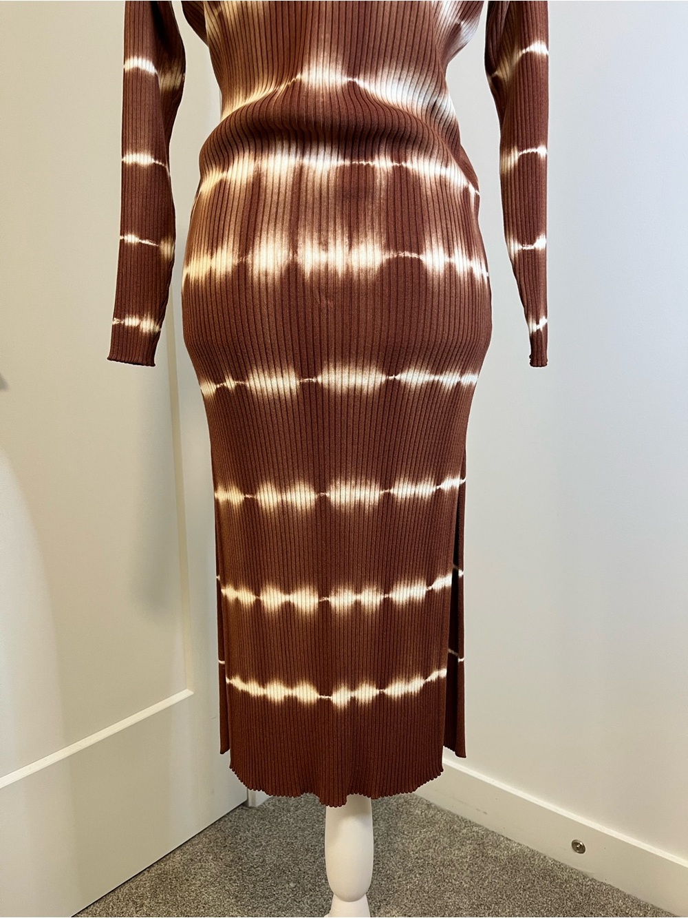 MNG Tie-Dye Ribbed Long Button-Front  Cardigan - FREE SHIPPING on Bundles $95+ - Picture 9 of 16